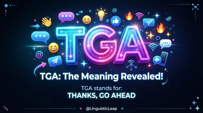 tga meaning in text