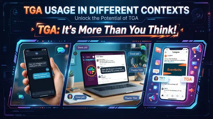 TGA Usage in Different Contexts