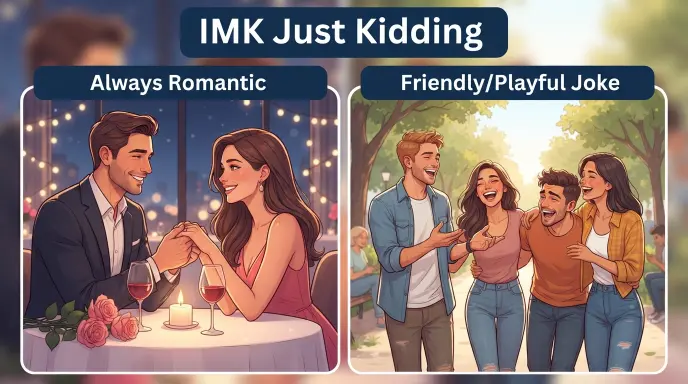Misconception 1: IMK always means something romantic