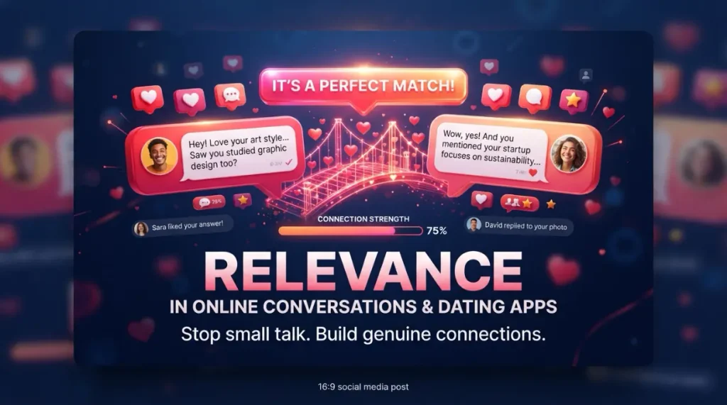 Relevance in Online Conversations & Dating Apps
