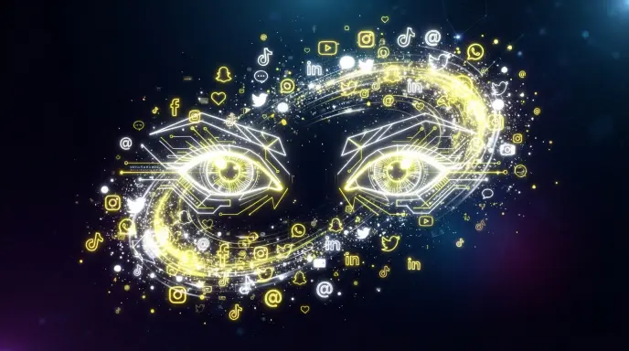 what does the eyes mean on snapchat